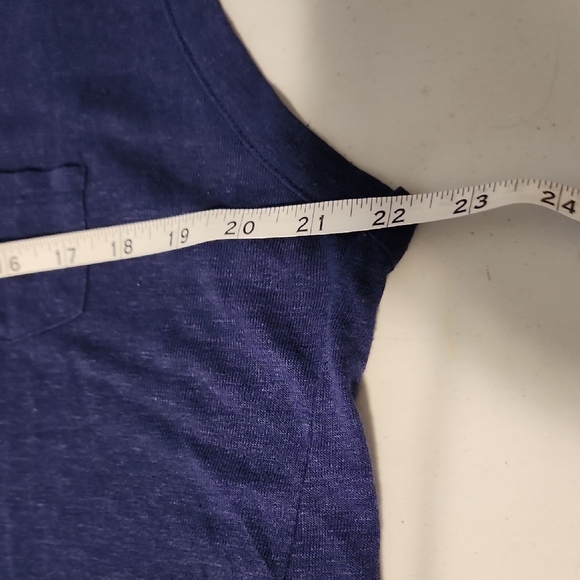 Universal Thread Blue Relaxed Sleeveless Tank Top - Picture 4 of 6